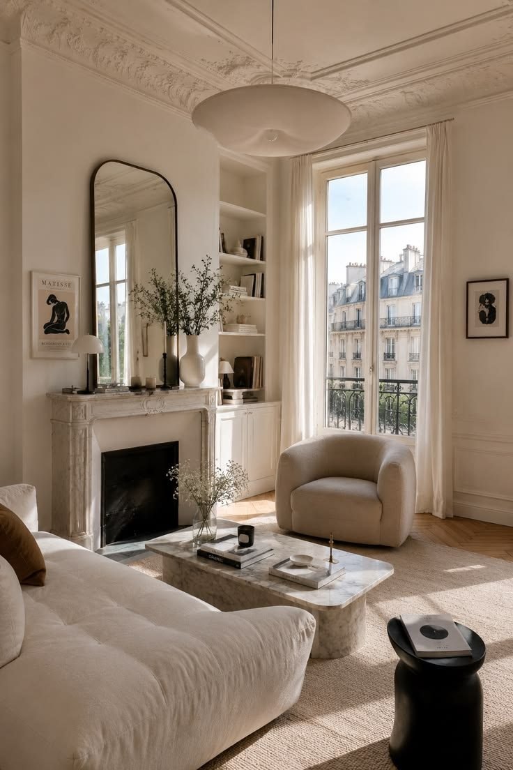 Salon haussmannien parisien